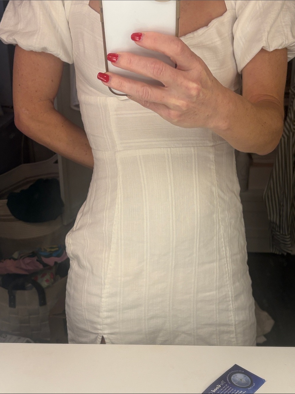 Puckering below zipper
